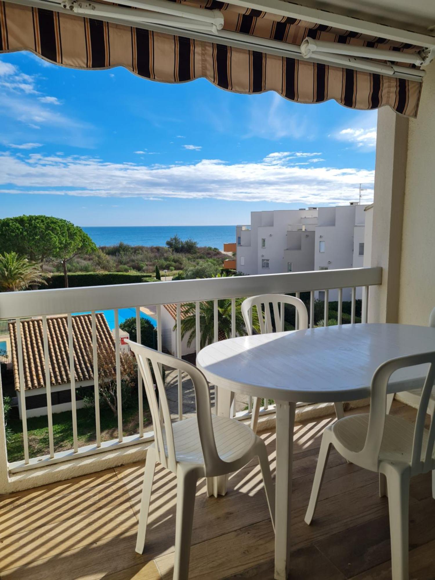 Magnifique Vue Mer Pour Ce T2 Avec Piscine Saint-Cyprien  Exterior foto